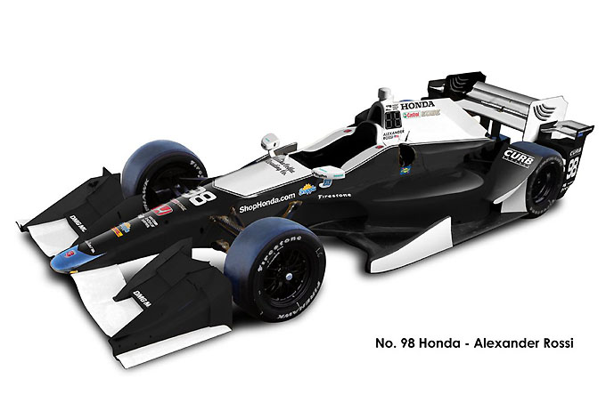 Indy Car Alexander Rossi livery